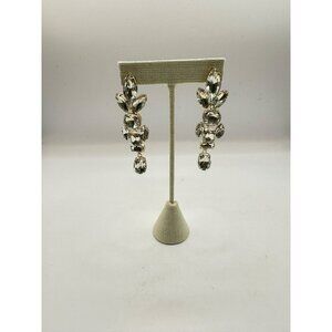 Rhinestone‎ Bridal Crystal Clear Dangled Drop Earrings